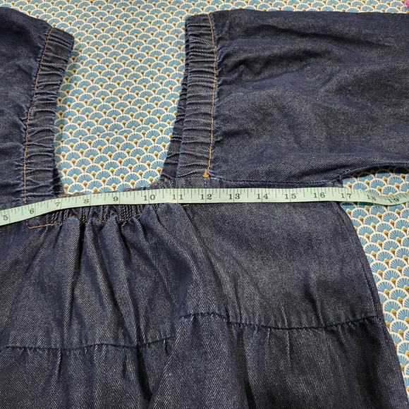 Free People Lou Jean Babydoll Dress Size XS MSRP: $128 Denim New - Picture 9 of 10